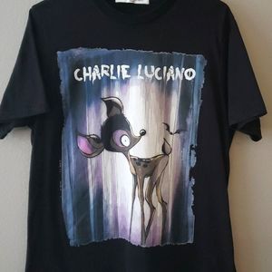Black Charlie Luciano -Milano- "Bambi" Large T-shirt